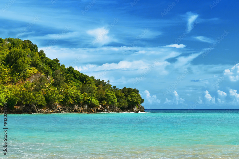 Obraz premium Beautiful tropical island, Nature background
