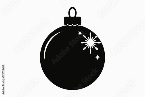 Christmas ball, Christmas ball icon vector, Christmas bauble vector illustration	
