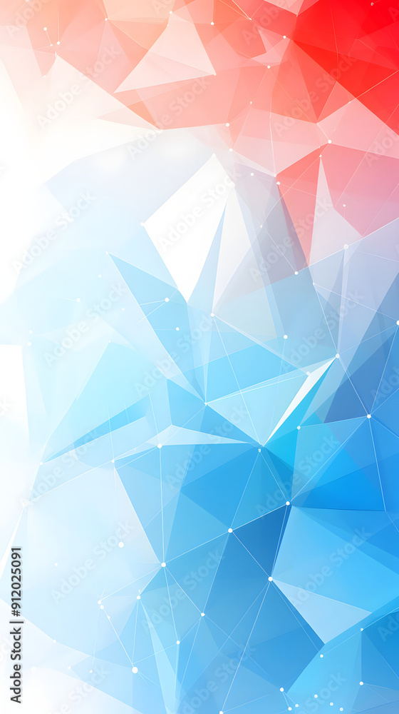 Obraz premium Digital technology abstract polygonal structure connection poster background