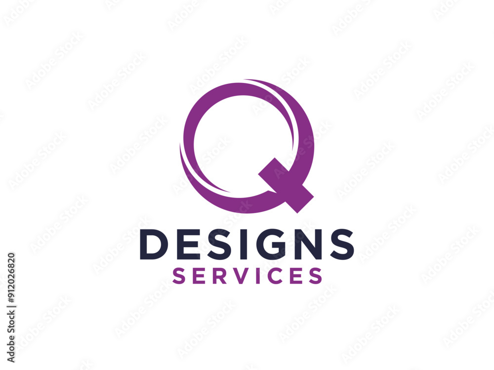 Abstract Initial Letter Q Logo. isolated on White Background. Usable for Business and Technology Logos. Abstract Initial Letter Q Logo. isolated on White Background. Usable for Business and Technology Logos.