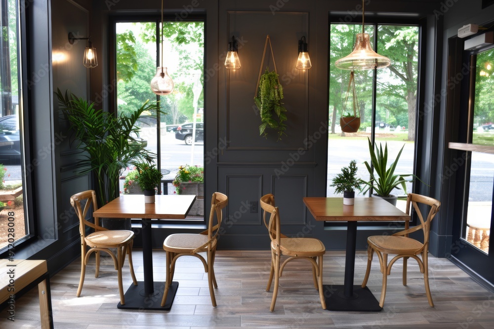 A casual suburban coffee shop offering a relaxed setting and neighborhood charm A casual suburban coffee shop offering a relaxed setting and neighborhood charm