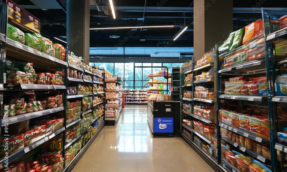 Grocery Store Interior Grocery Store Interior