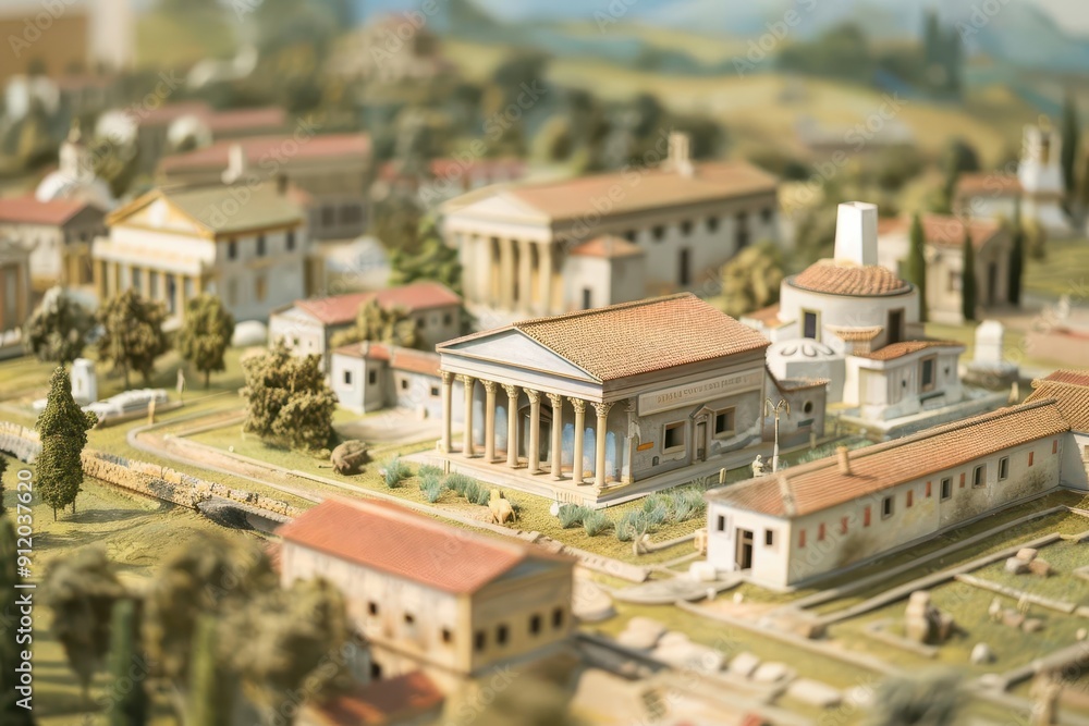 Fototapeta premium Discuss the use of 3D simulations for history lessons in middle schools