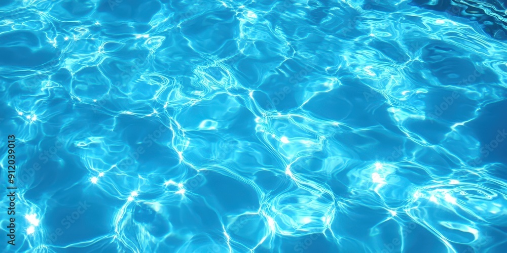 Sparkling Blue Pool Water Sparkling Blue Pool Water
