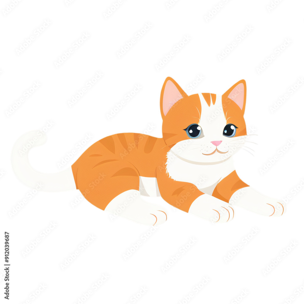 clipart isolated of cute little kitten cartoon clipart isolated of cute little kitten cartoon