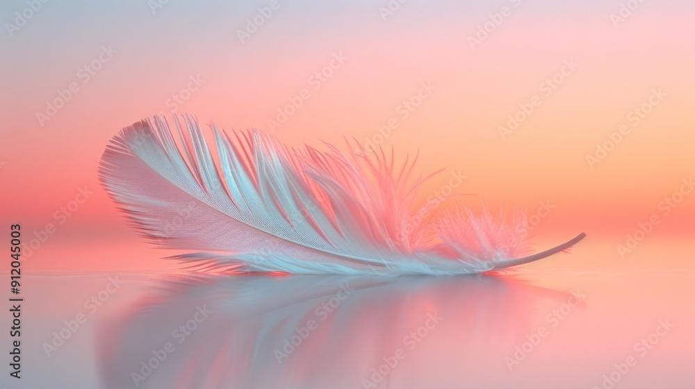 Naklejka premium Minimalist Background: Natural and Serene Illustrations for a Clean Aesthetic