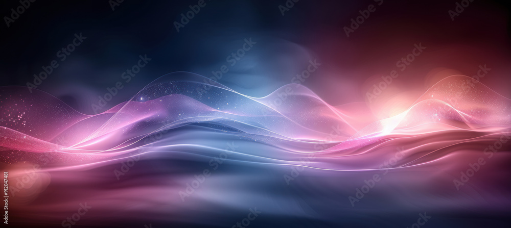 Futuristic Soft Light Waves Futuristic Soft Light Waves