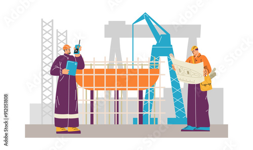 Shipbuilding.