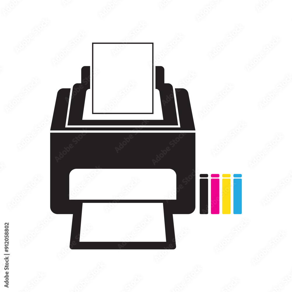 Digital printing logo vector template Digital printing logo vector template