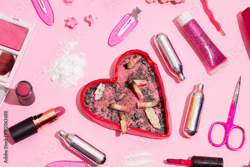 Drugs on pink
