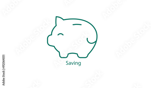 Personal Savings Account Vector Icon