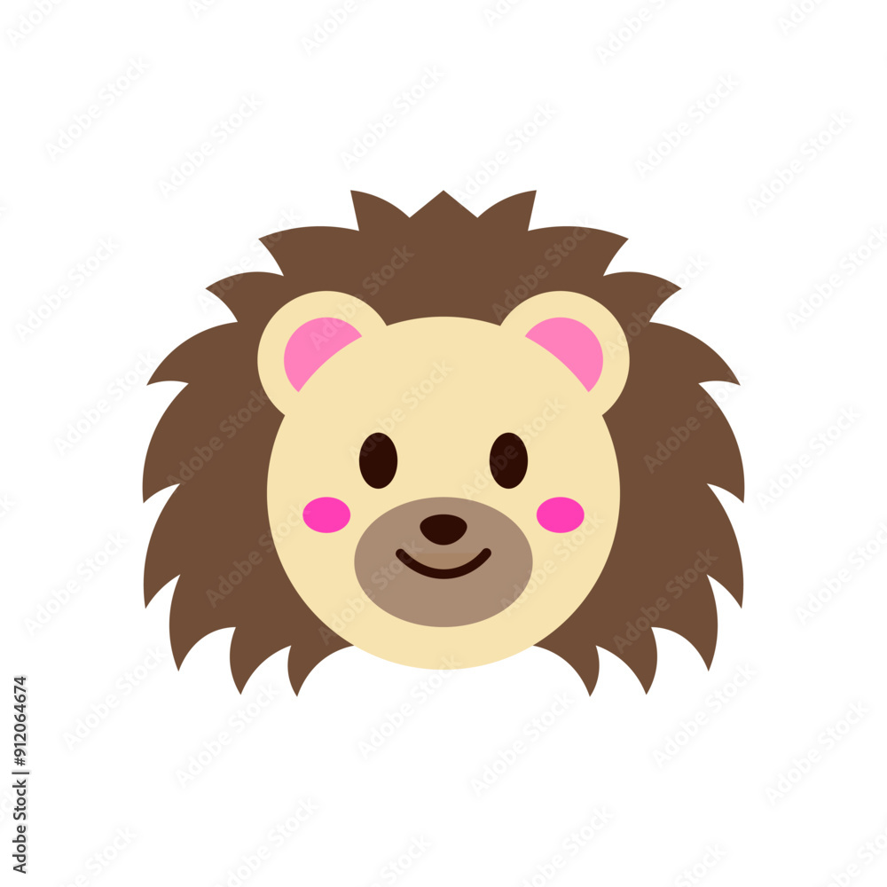 Hedgehog animal cartoon, digital art illustration.
Hedgehog animal cartoon, digital art illustration.