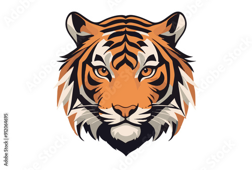 Tiger modern logo vector illustration design - Generative AI