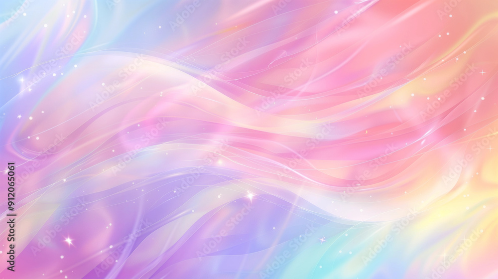 Fototapeta premium abstract colorful background, Gentle color background, happy feeling, flowing pattern