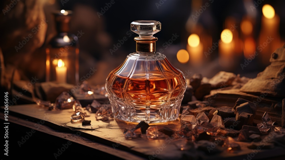 bottle of perfume bottle of perfume