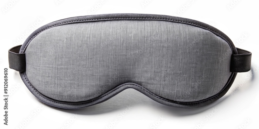 Sleep mask with adjustable straps and soft, comfortable material on a background, blindfold, bedding, relaxation, nap, insomnia Sleep mask with adjustable straps and soft, comfortable material on a background, blindfold, bedding, relaxation, nap, insomnia