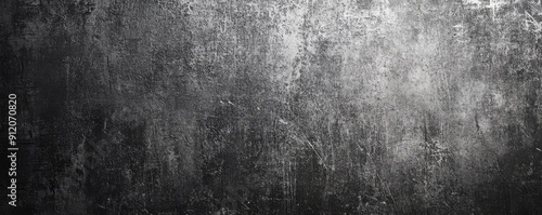 Black and white gray concrete wall texture background banner