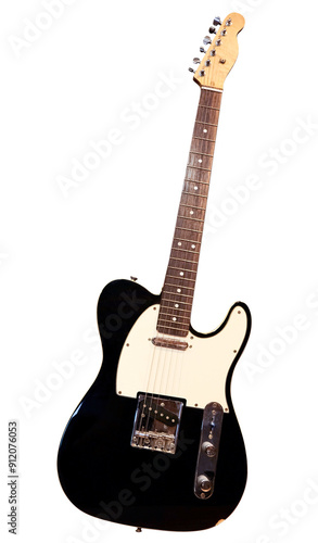 electric guitar isolated on white background.