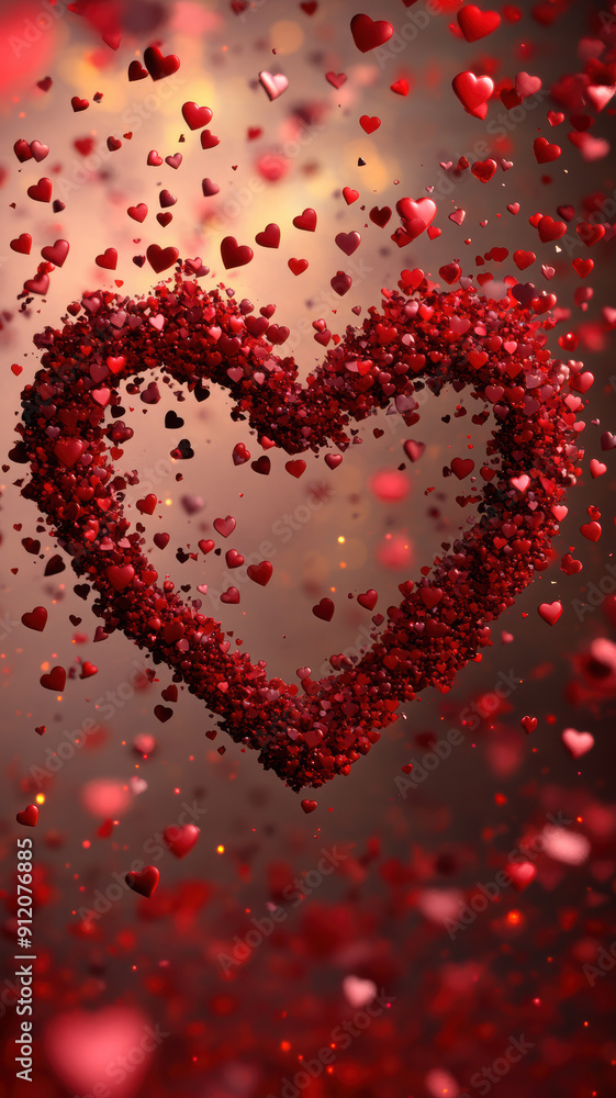 illustration of a heart background illustration of a heart background