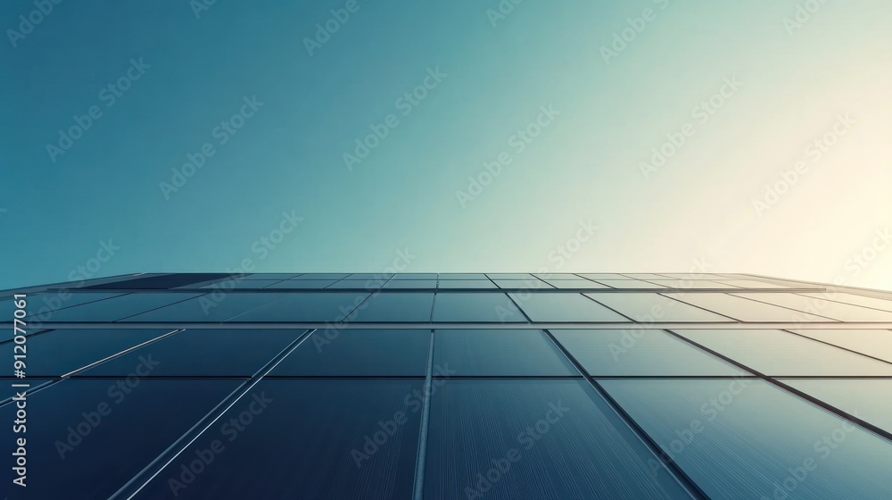 Roof of modern house covered in sleek black solar panels harnessing green renewable energy Roof of modern house covered in sleek black solar panels harnessing green renewable energy