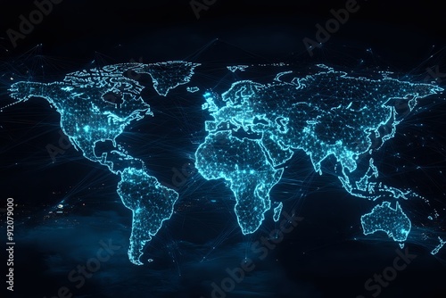 Wallpaper Mural Global Network: Connecting the World with Digital Infrastructure Torontodigital.ca