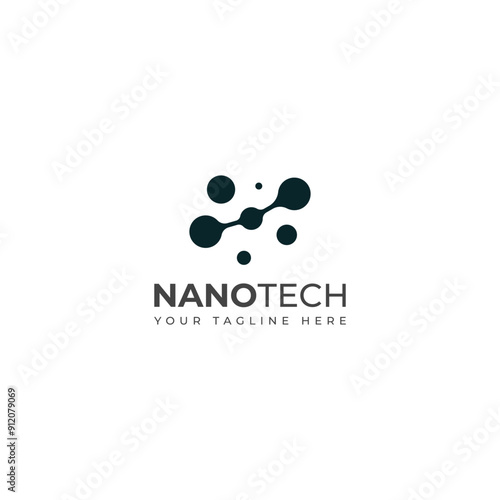  Creative Nanotechnology logo design 