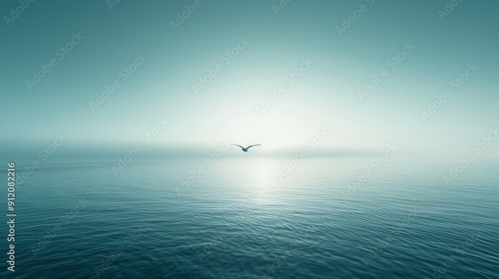 Fototapeta premium Minimalist Background: Aesthetic Wallpaper Designs for a Serene Space