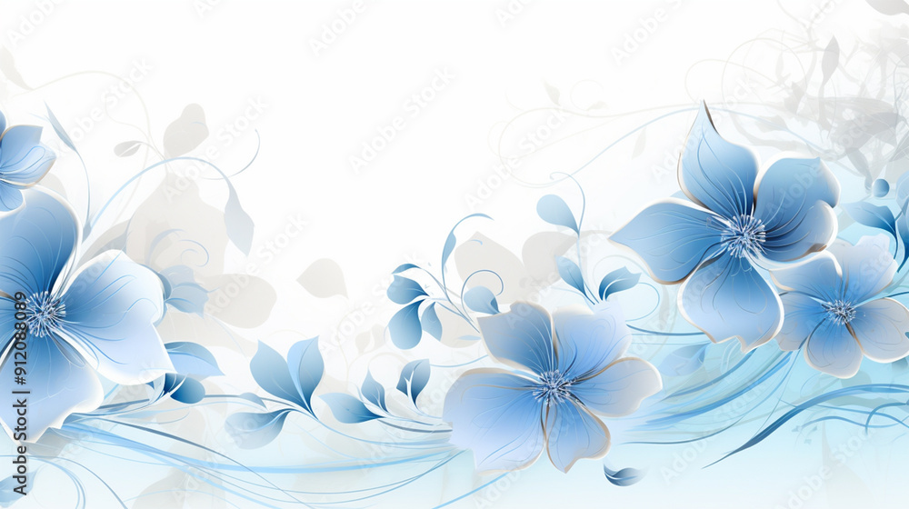pattern background, transparent blue flowers pattern background, transparent blue flowers