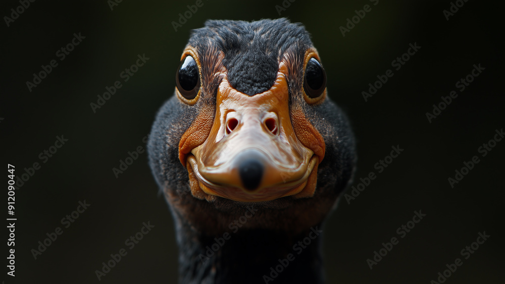 Close-Up of a Drake Facing Forward Close-Up of a Drake Facing Forward
