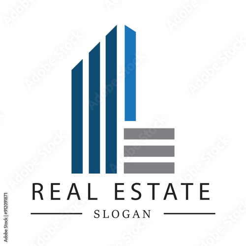 Real estate logo template
