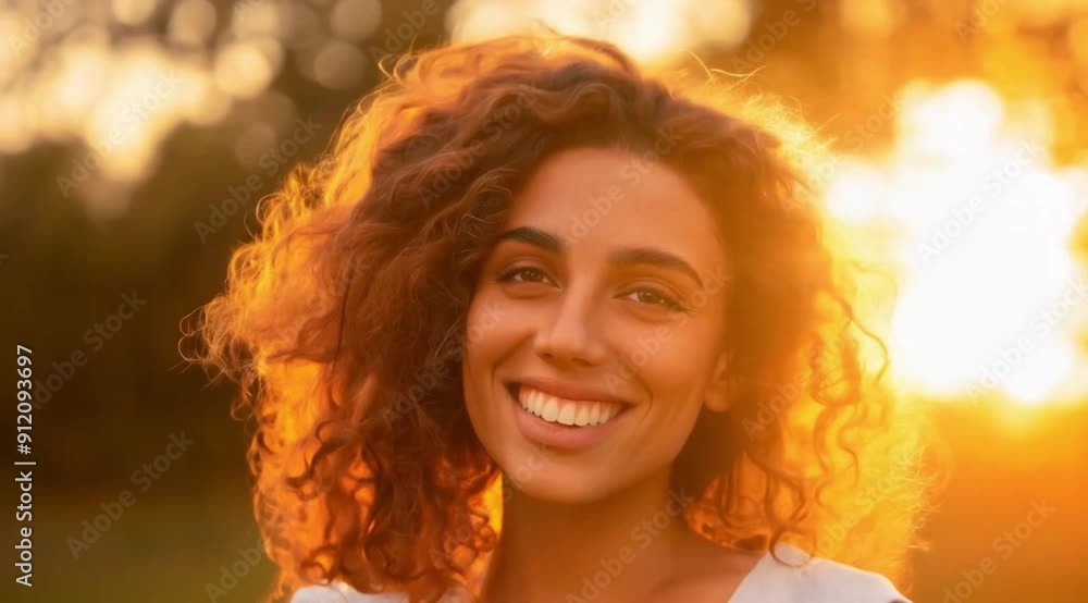 Close up scene of happy woman, Camera slow motion with different angles Close up scene of happy woman, Camera slow motion with different angles