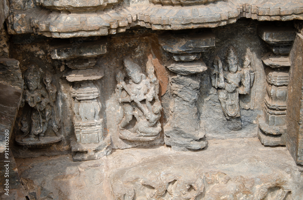 Part of the Harihareshwara temple in Harihar, India Part of the Harihareshwara temple in Harihar, India