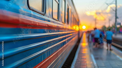 Platform Walkway, A Tranquil Path Along the Train Tracks