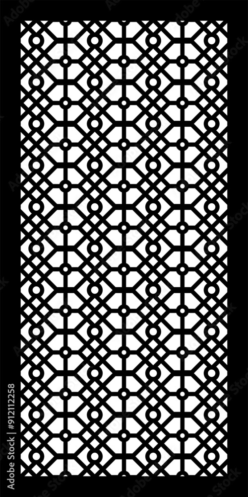 Geometric and simple pattern for panel, background, and cutting art Geometric and simple pattern for panel, background, and cutting art