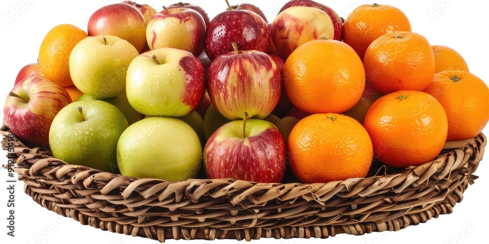 Fresh Fruit Basket with Apples Oranges and Pears Fresh Fruit Basket with Apples Oranges and Pears