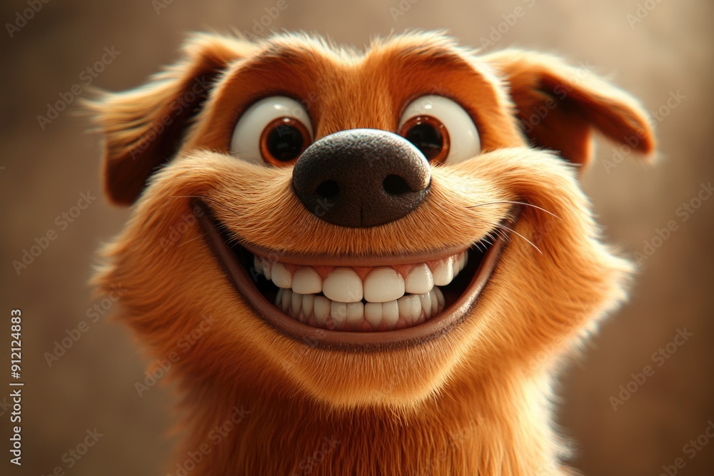 Close up of happy dog Close up of happy dog