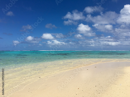 beach with sky, Cook Islands