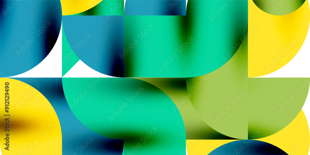 Tech minimal circular shapes geometric art. Vector modern circles Tech minimal circular shapes geometric art. Vector modern circles