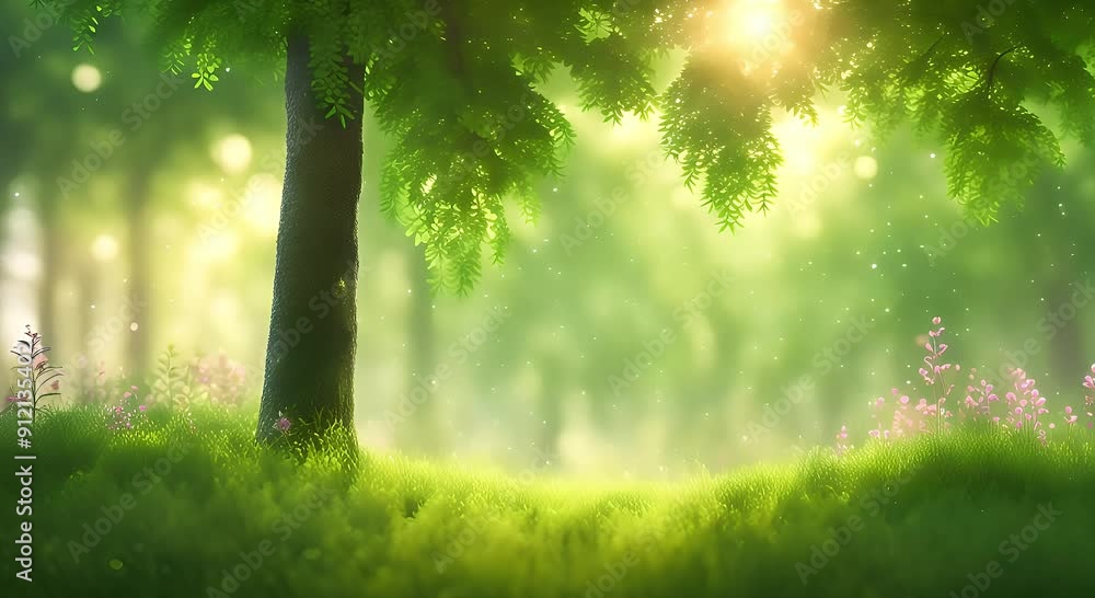 Green Bokeh Soft Blur Green Bokeh Soft Blur