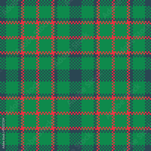 Tartan Plaid Seamless Pattern. Checkerboard Pattern. Traditional Scottish Woven Fabric. Lumberjack Shirt Flannel Textile. Pattern Tile Swatch Included.