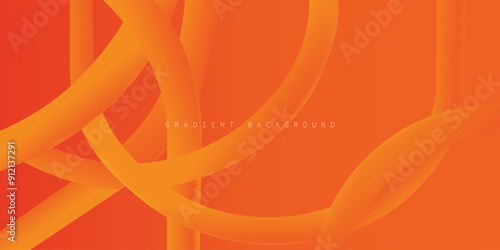 Dynamic orange abstract background. modern design 