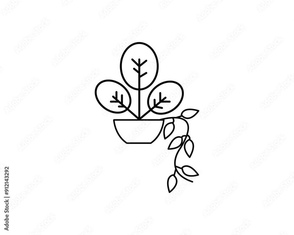 Plant pot icon vector symbol design isolated illustration. Plant pot icon vector symbol design isolated illustration.