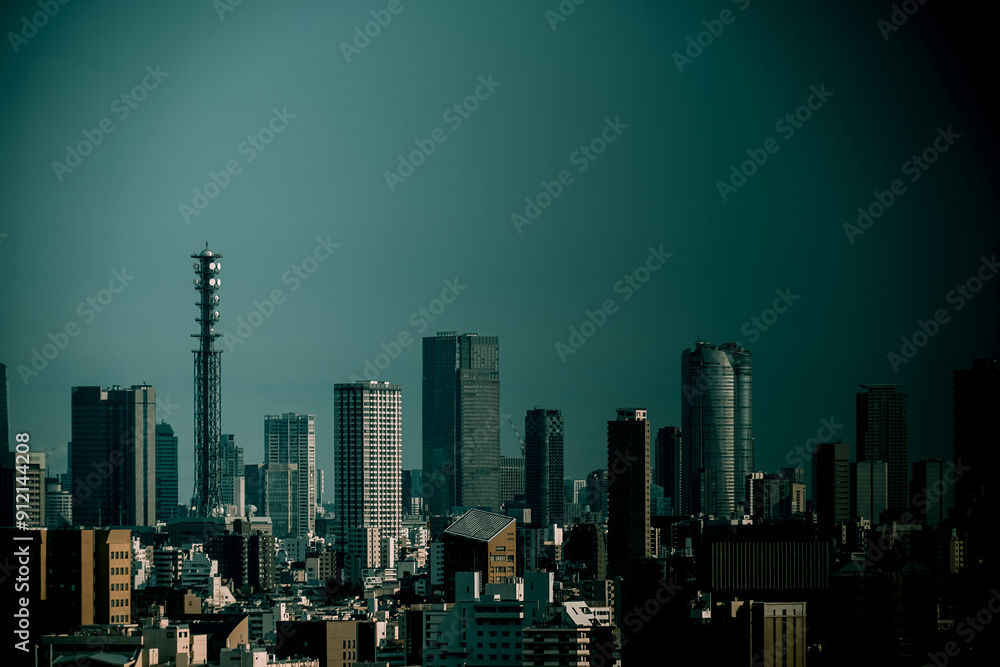 Fototapeta premium 東京の高層ビル群のイメージ