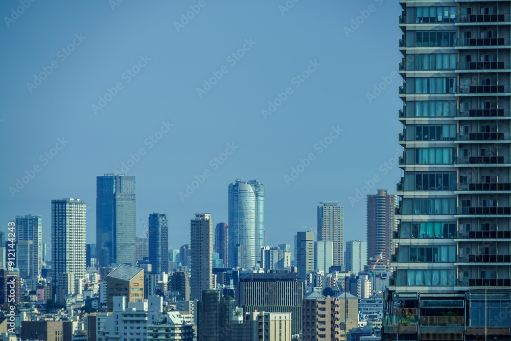 東京の高層ビル群のイメージ 東京の高層ビル群のイメージ
