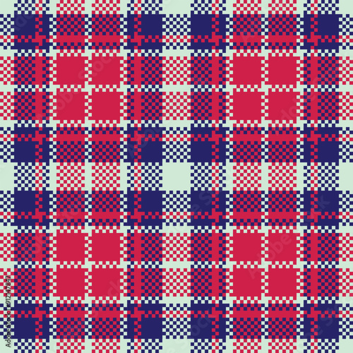 Tartan Plaid Pattern Seamless. Gingham Patterns. Traditional Scottish Woven Fabric. Lumberjack Shirt Flannel Textile. Pattern Tile Swatch Included.