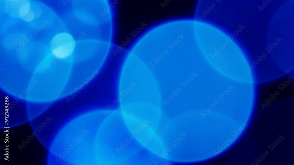 Azure Dreamscape: Blue Bokeh Background in 4K Azure Dreamscape: Blue Bokeh Background in 4K