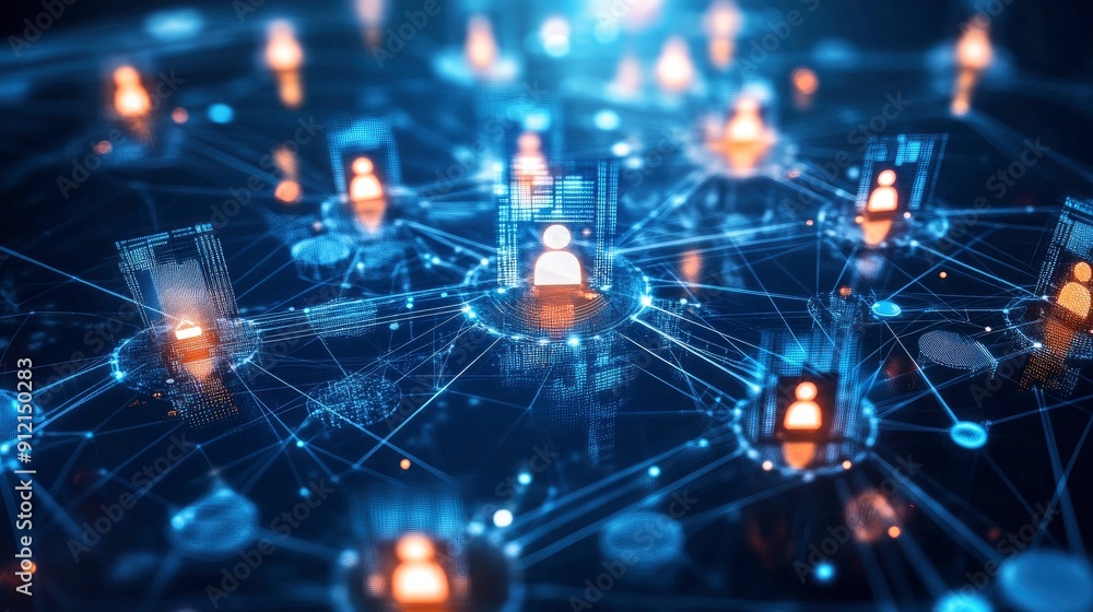 Global business network, digital technology, data exchange concept. Business Intelligence and cloud computing, digital marketing, with generative ai Global business network, digital technology, data exchange concept. Business Intelligence and cloud computing, digital marketing, with generative ai