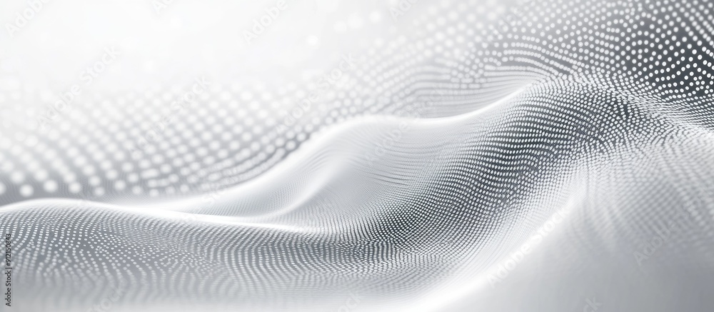 Abstract gray and white dot wave texture background representing light technology and big data concepts Abstract gray and white dot wave texture background representing light technology and big data concepts