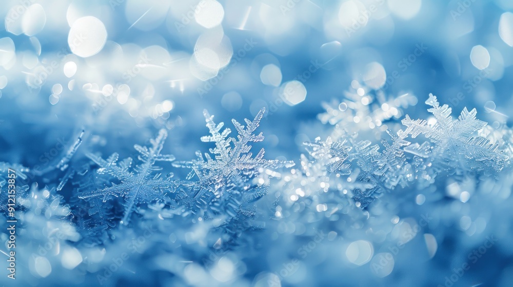 Macro Photography of Delicate Snowflakes Macro Photography of Delicate Snowflakes