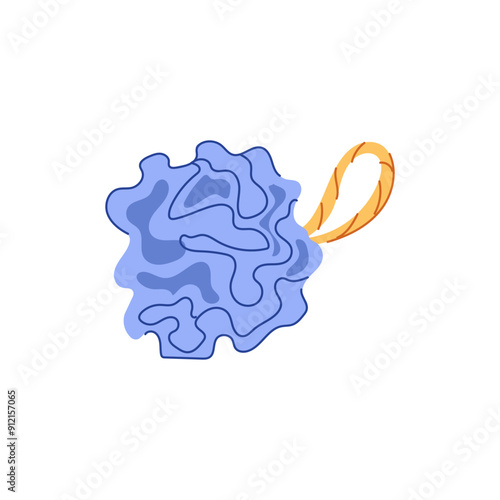 bath loofah shower cartoon. wash body, bathroom fiber, sponge soap bath loofah shower sign. isolated symbol vector illustration